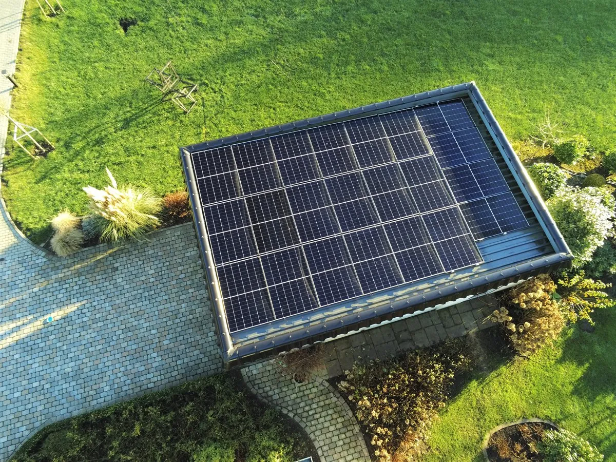 Photovoltaikanlage auf einem Carportdach